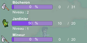 Les métiers